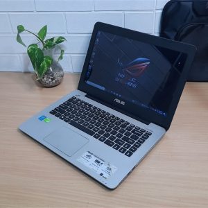 Laptop Grafis Asus A455LB Core i7-5500u ram 12GB SSD 512GB Nvidia GT940 2GB bodi aluminium mewah elegan (terjual)