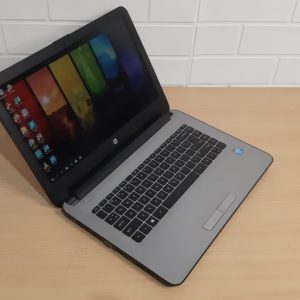 Laptop Hp 14-AC001TU Intel Celeron N3050 Ram4gb Hdd500gb Layar14in Mulus Normal Siap Pakai