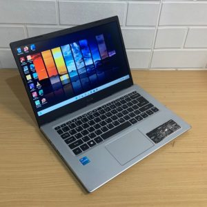Laptop Acer A514-54 Intel Corei3-1115G4 Ram4gb SSD512Gb NVMe ,Layar14in Slim Elegan Body Almununium, Mesin Masih Segel