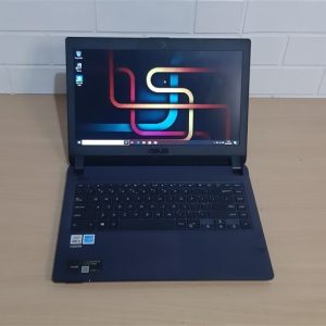 Laptop Asus P1440FAC Intel Corei5-10210U Ram8Gb Ssd256Gb Layar14in Bisa 180° Elegan Mulus Siap Pakai (TERJUAL)
