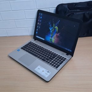 Laptop Asus X541NA layar lebar 15’6in Intel N3350 ram 4GB hardisk 500GB nyaman buat kerja normal siap pakai
