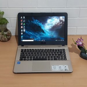 Laptop Asus X441NA Intel N3350 Ram4gb Hdd500gb Layar14in Mulus Normal Cocok Untuk Olah Data