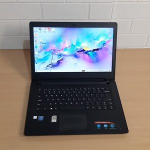 Laptop Lenovo Ideapad 110 Intel Celeron N3060 ram 4GB SSD 128GB, slim elegan Siap Pakai (TERJUAL)
