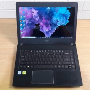 Laptop kenceng Acer E5-475G Intel Corei i3-6006u Ram8Gb SSD256GB Layar14in ,Nvidia Geforce 940MX 2Gb Vram Normal Semua